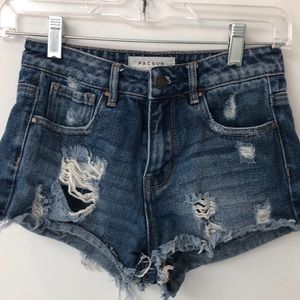 Pacsun high rise jean short size 24